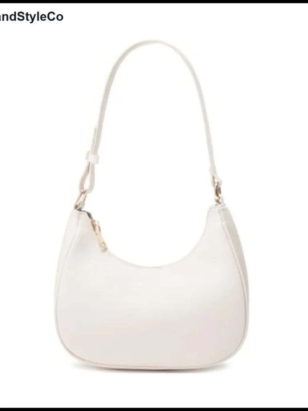 Cute Hobo Tote Handbag Underarm Purse Mini Clutch with Zipper PU Leather